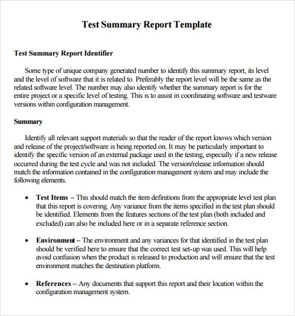 summary-report-template-quality-statement-writing-word-excel-format