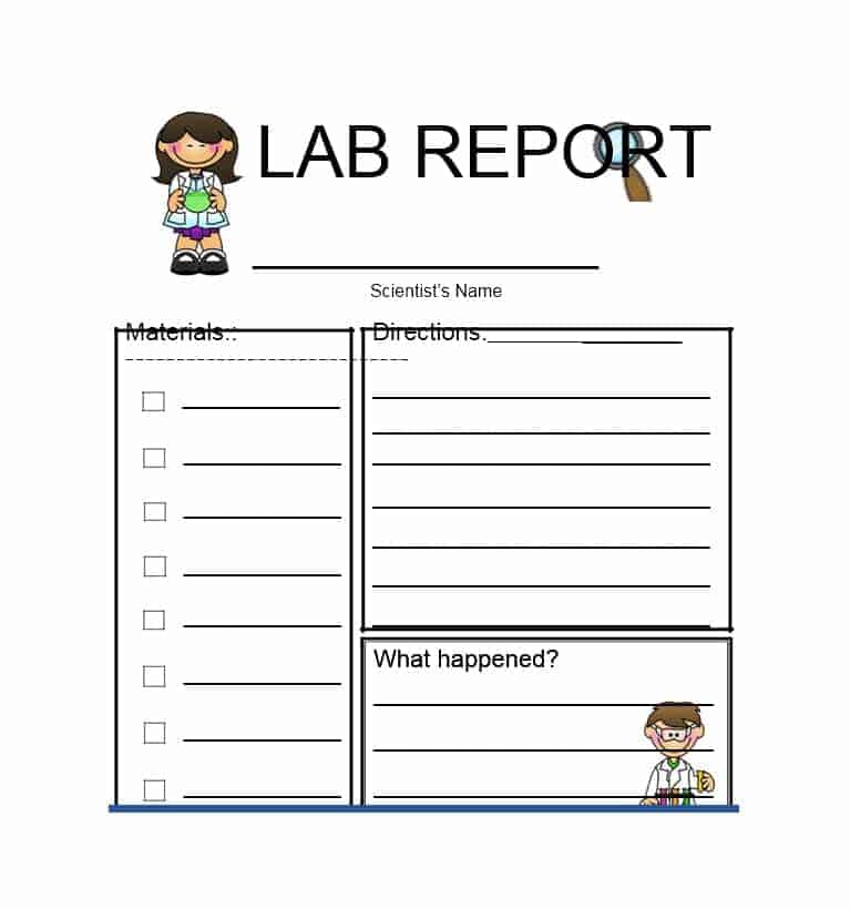 12+ Lab Report Templates - Writing Word Excel Format