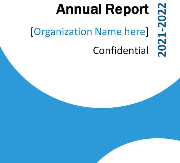 Top 16 Useful Annual Report Templates - Summary Works - Writing Word ...