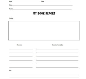 16+ Sample Book Report Templates in MS WORD - Writing Word Excel Format