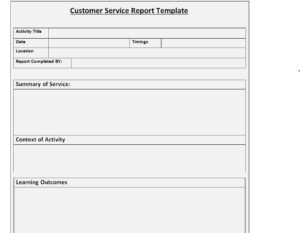 14+ Useful Customer Service Report Templates [WORD, EXCEL, PDF ...