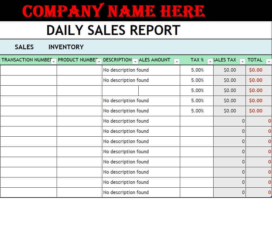 14+ Sample Daily Sales Report Templates [WORD, EXCEL, PDF] Writing