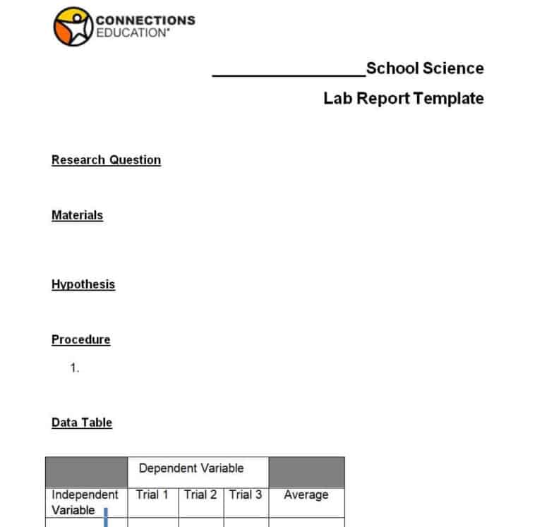 22 Best Lab Report Templates & Samples - Writing Word Excel Format