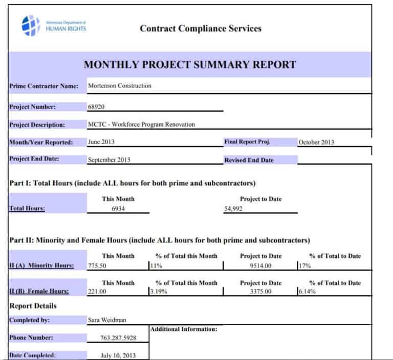 18+ Monthly Report Templates - in Excel, Word & PDF Formats - Writing ...