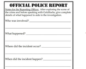 18+ Practical Police Report Templates [in WORD & PDF] - Writing Word ...