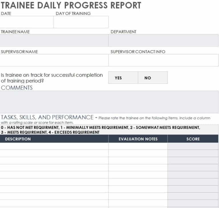 21+ Official Progress Report Templates in MS WORD - Writing Word Excel ...