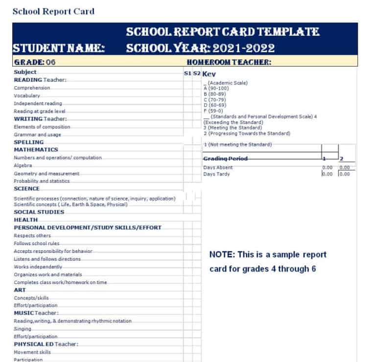 school reports department of education