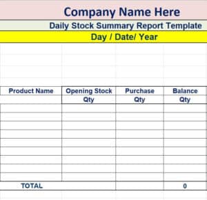 17+ Daily Summary Report Templates - Quality Statement - Writing Word 