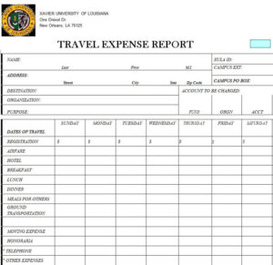 18+ Useful Travel Expense Report Templates [in WORD & EXCEL] - Writing ...